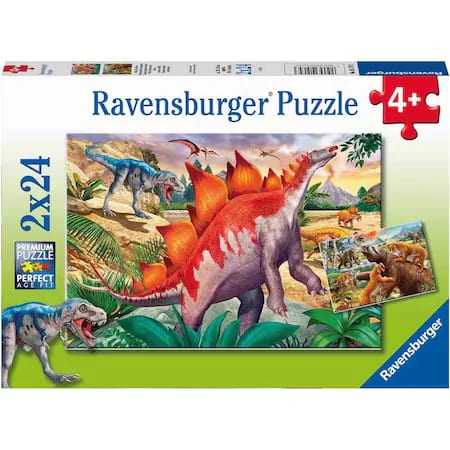 Ravensburger puzzle 2x24 dinozauri