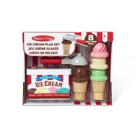 Melissa & Doug set de joacă înghețată 8 piese