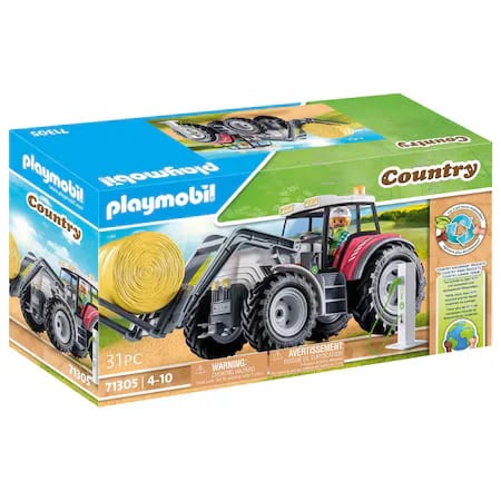 Playmobil Tractor mare cu accesorii 71305
