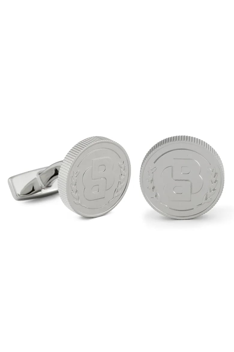 BOSS butoni Silver