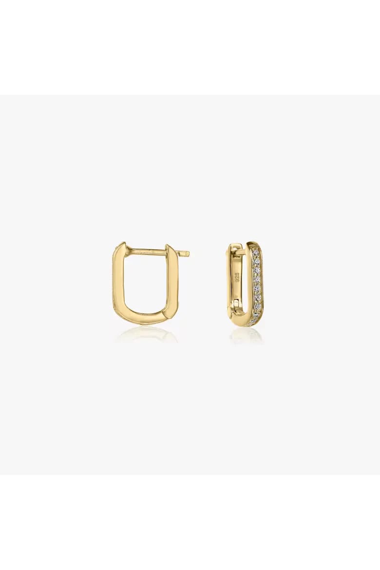 INDIRA Golden U Hoops