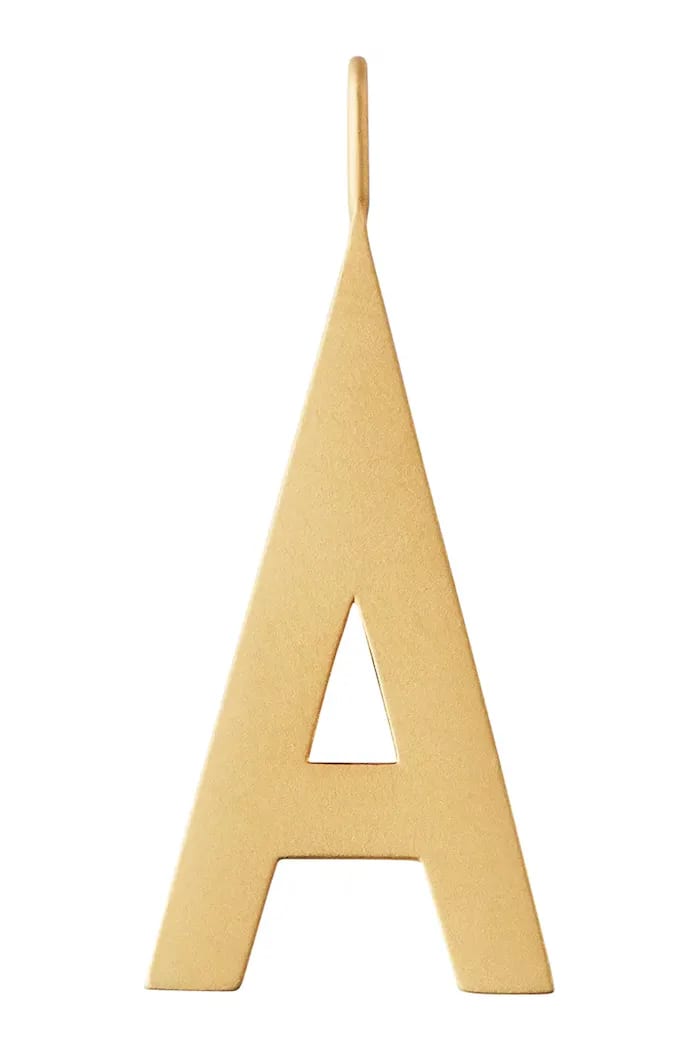 Design Letters colier argint litera A
