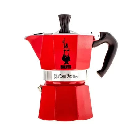 Bialetti Moka Express 3 cupe roșu